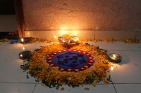 Licht an Diwali