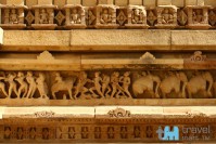 Khajuraho - bessere Steinmetzarbeiten aus dieser Zeit sind kaum zu finden