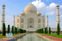 Taj Mahal - in echt noch viel beeindruckender