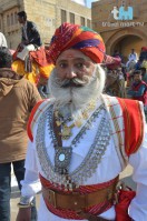Mann in Tracht, Rajasthan, Indien